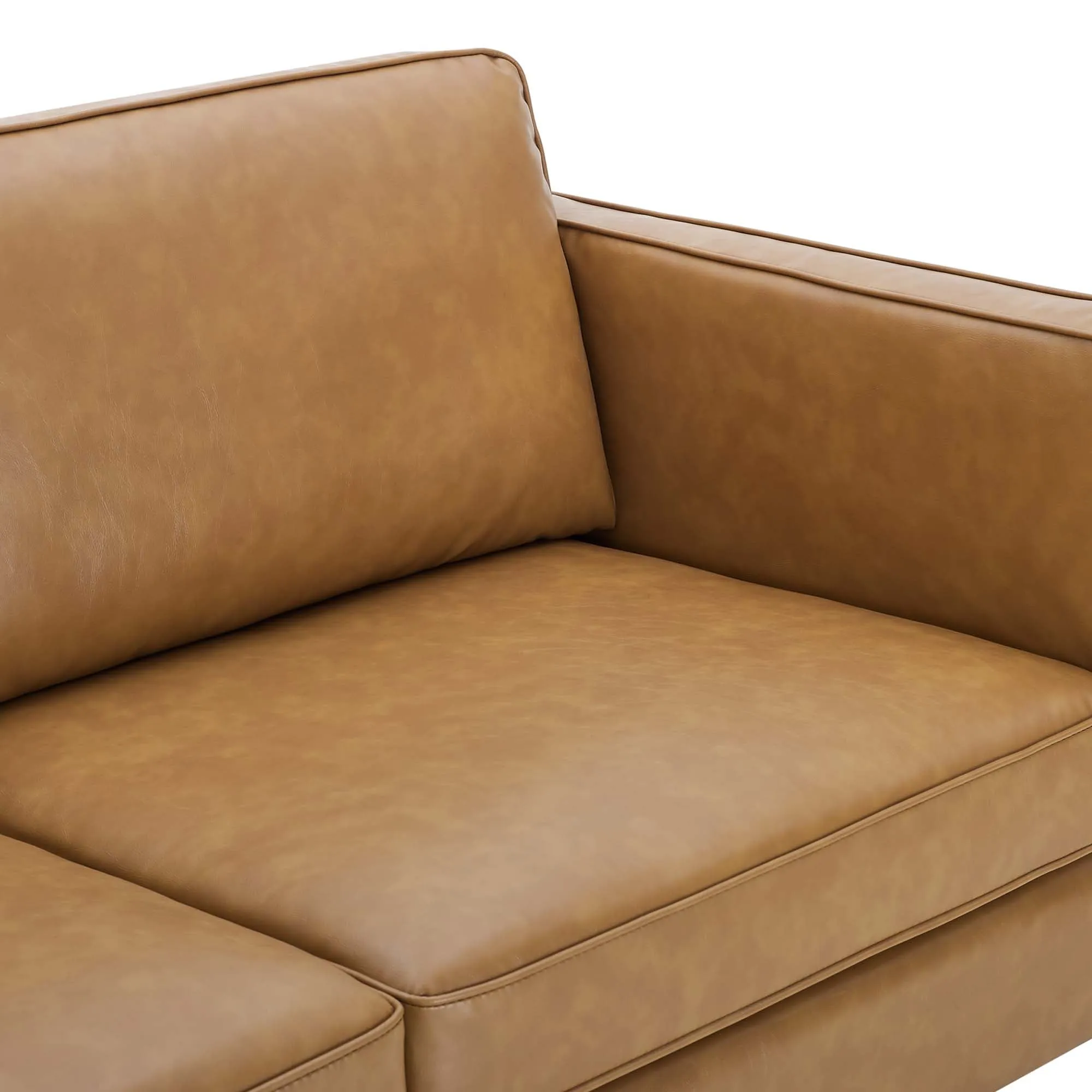 Kaiya Vegan Leather Sofa by Modway