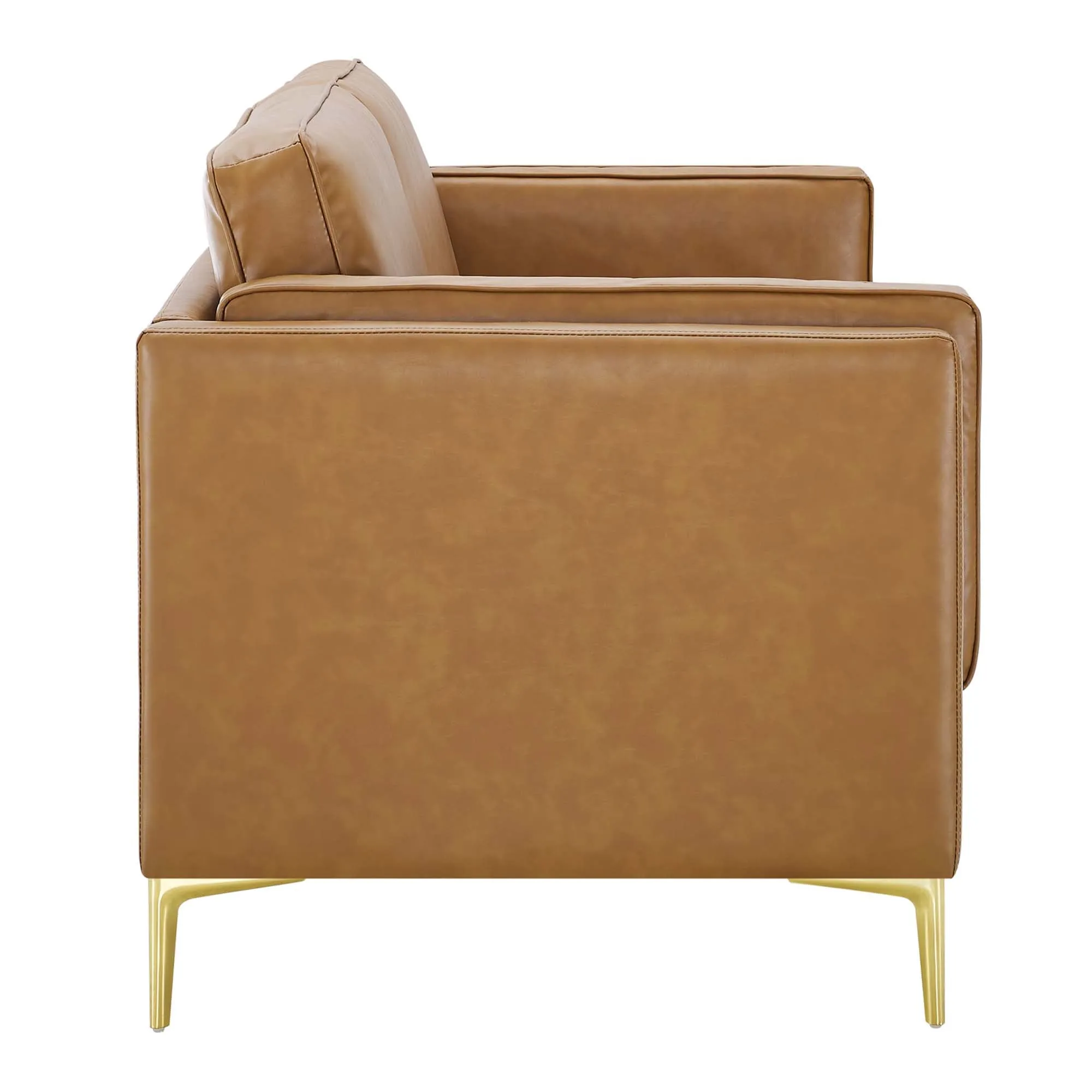 Kaiya Vegan Leather Sofa by Modway