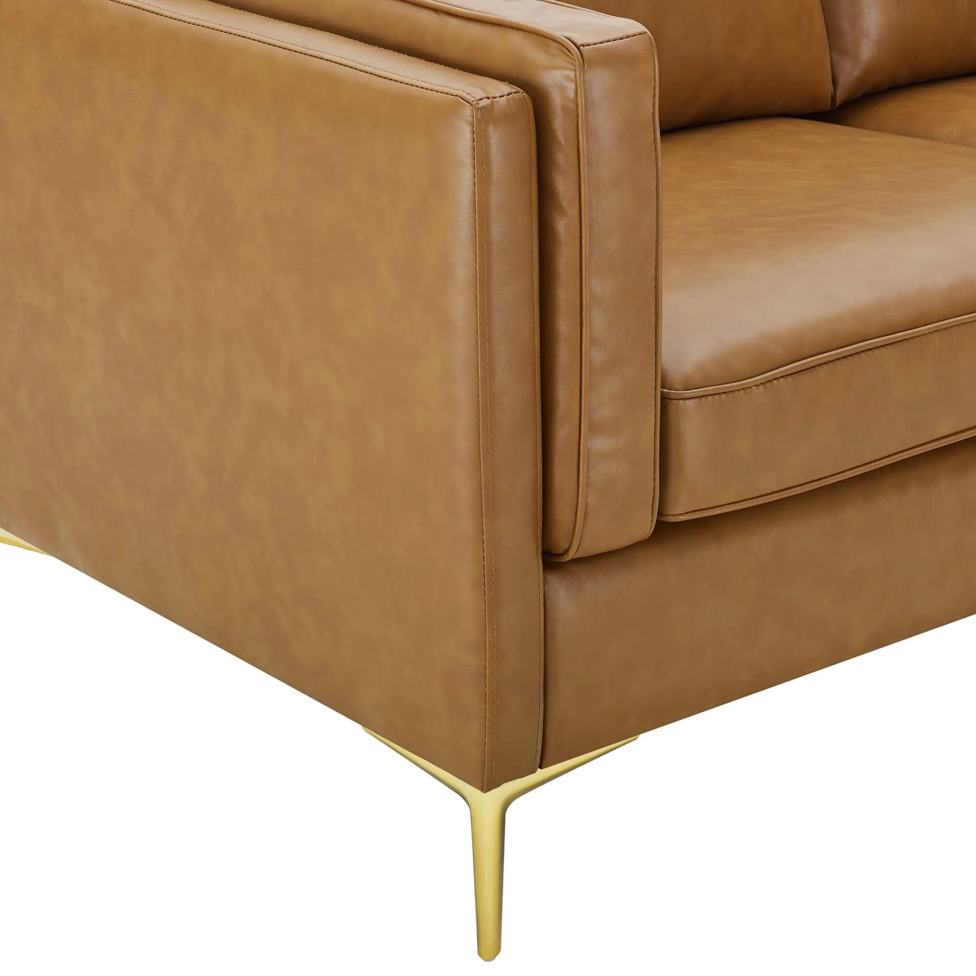 Kaiya Vegan Leather Sofa by Modway