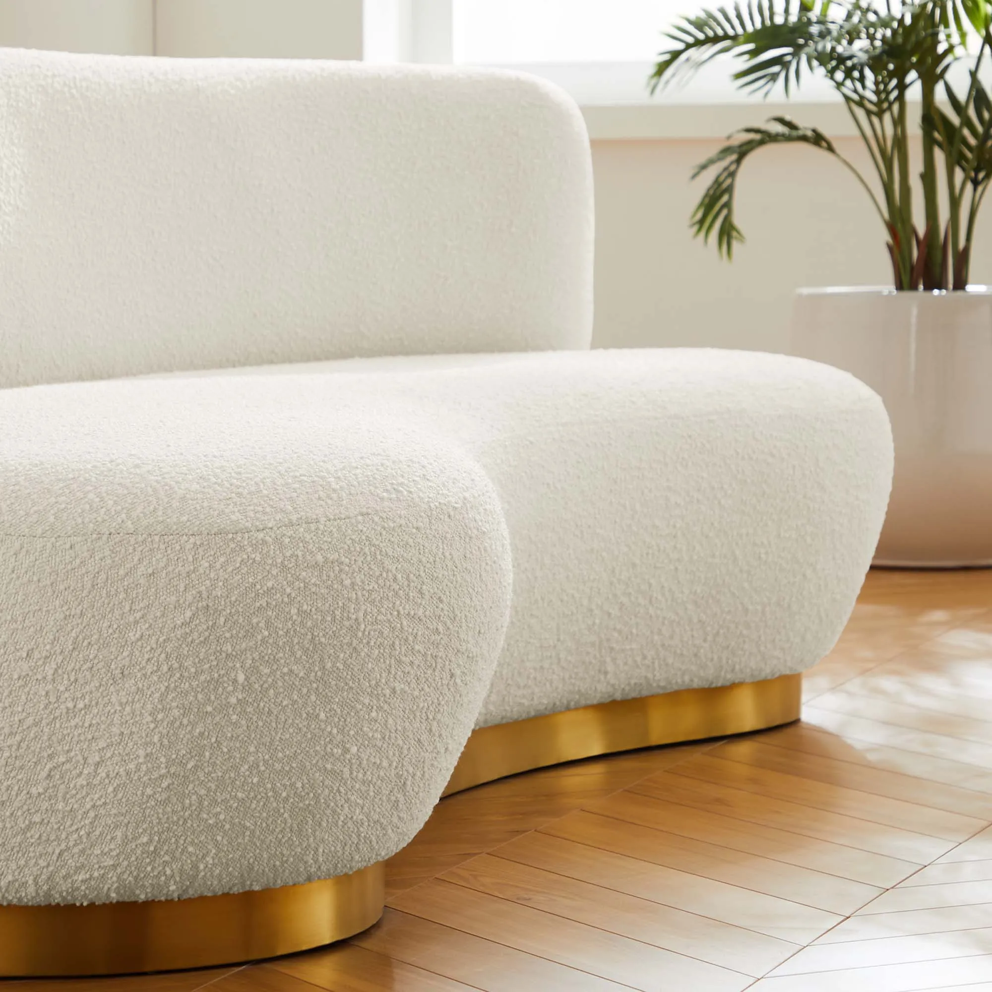 Kindred Boucle Upholstered Sofa by Modway