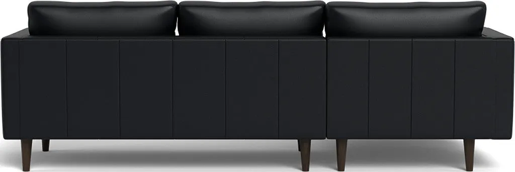 Ladybird 102" Leather Left Chaise Sectional
