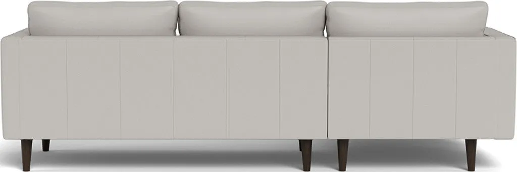 Ladybird 102" Leather Left Chaise Sectional
