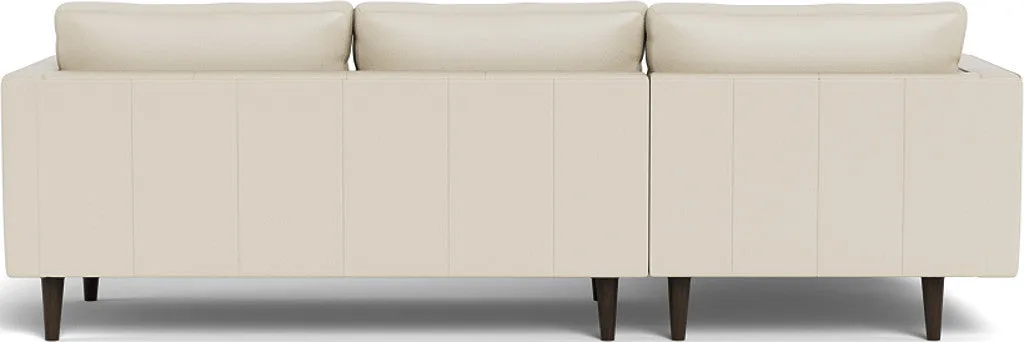 Ladybird 102" Leather Left Chaise Sectional