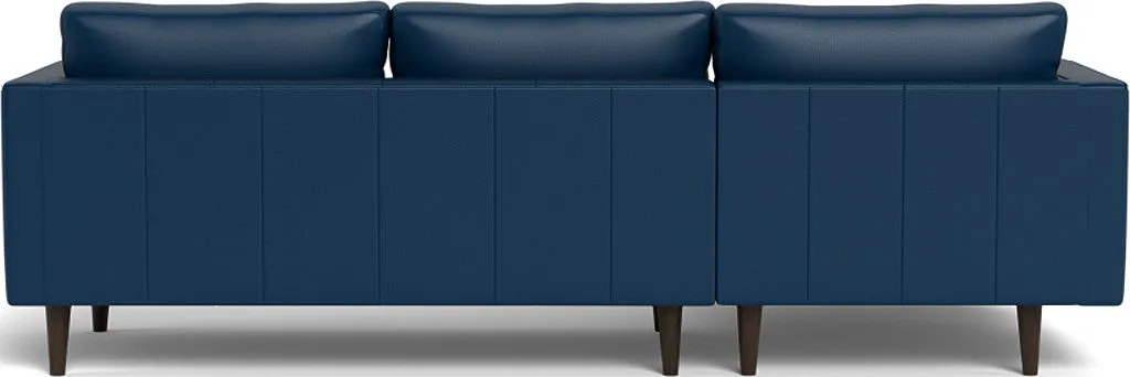 Ladybird 102" Leather Left Chaise Sectional