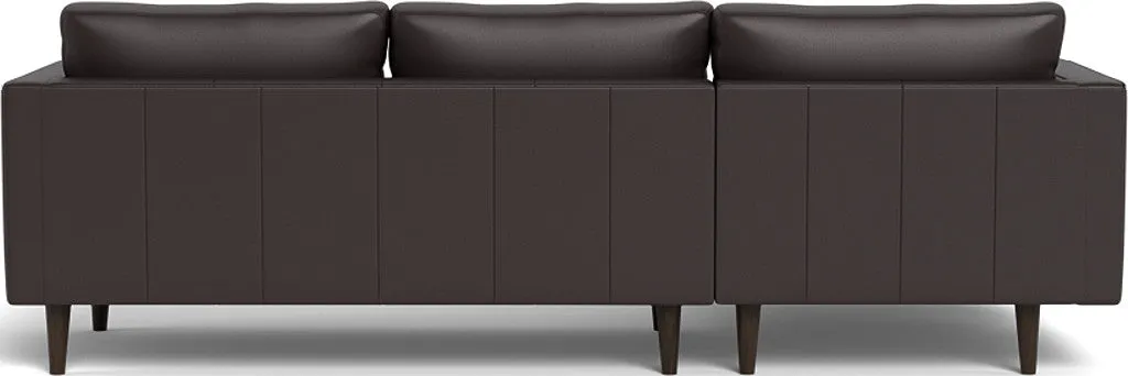 Ladybird 102" Leather Left Chaise Sectional