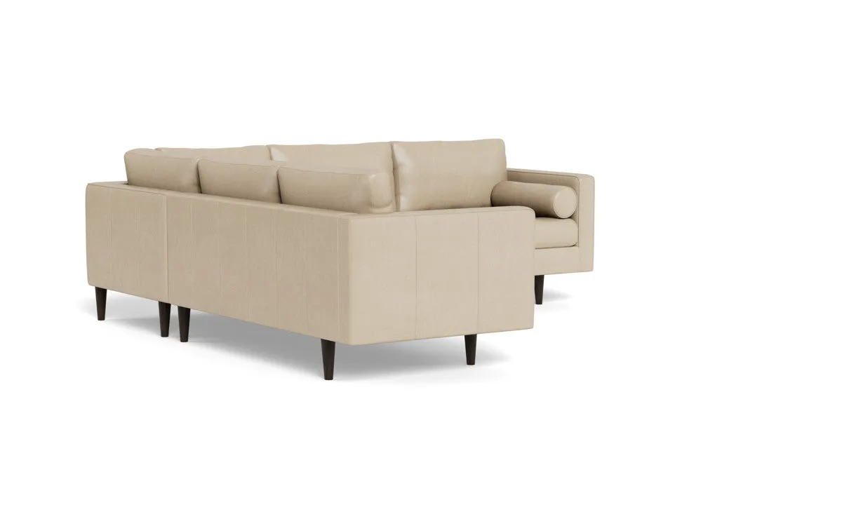 Ladybird 103" Leather Corner Sectional