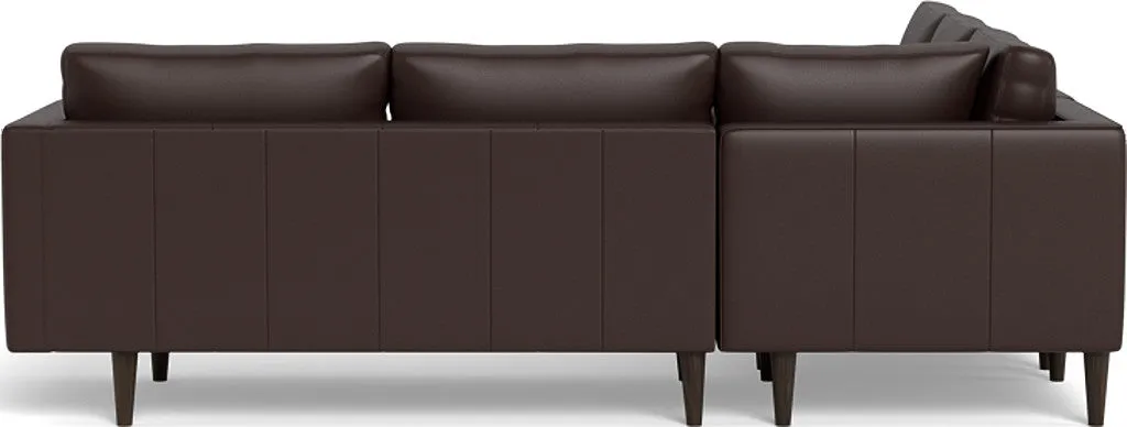 Ladybird 103" Leather Corner Sectional