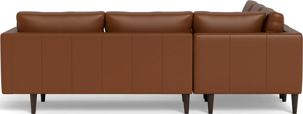 Ladybird 103" Leather Corner Sectional