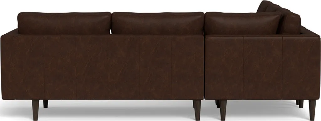 Ladybird 103" Leather Corner Sectional