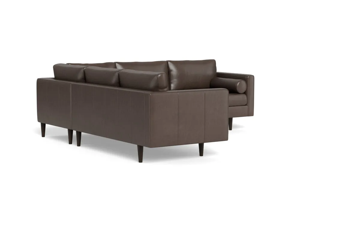 Ladybird 103" Leather Corner Sectional