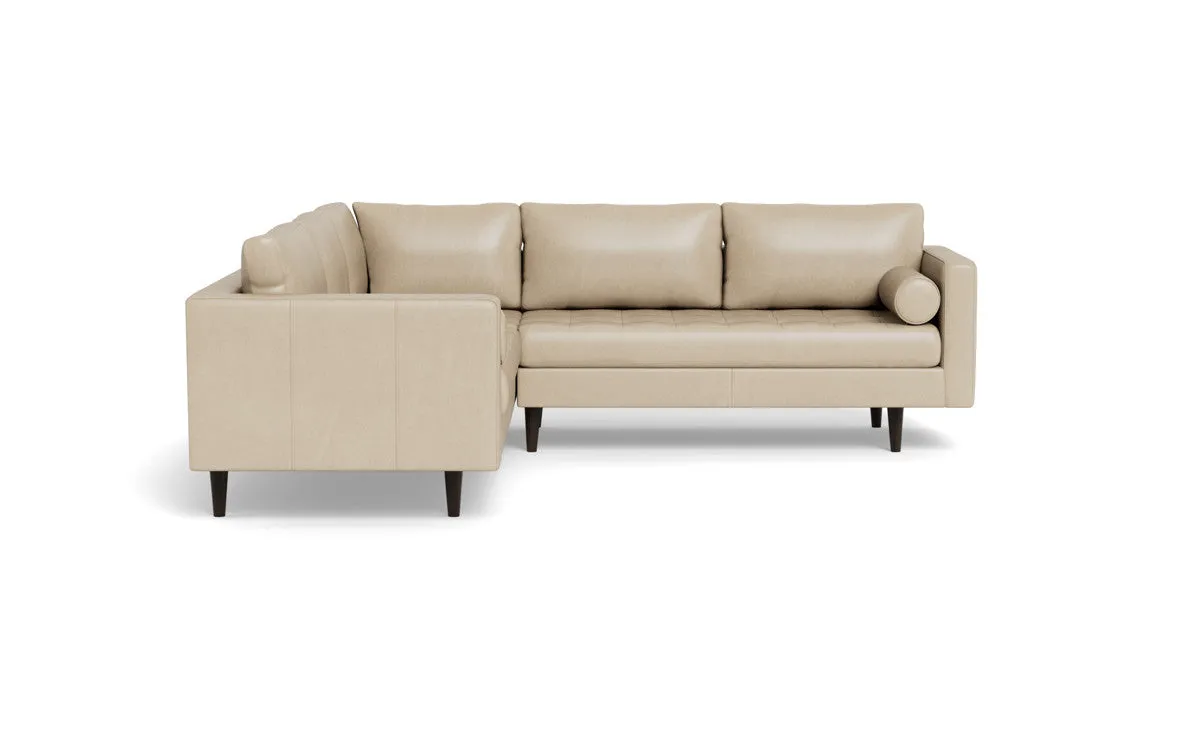 Ladybird 103" Leather Corner Sectional