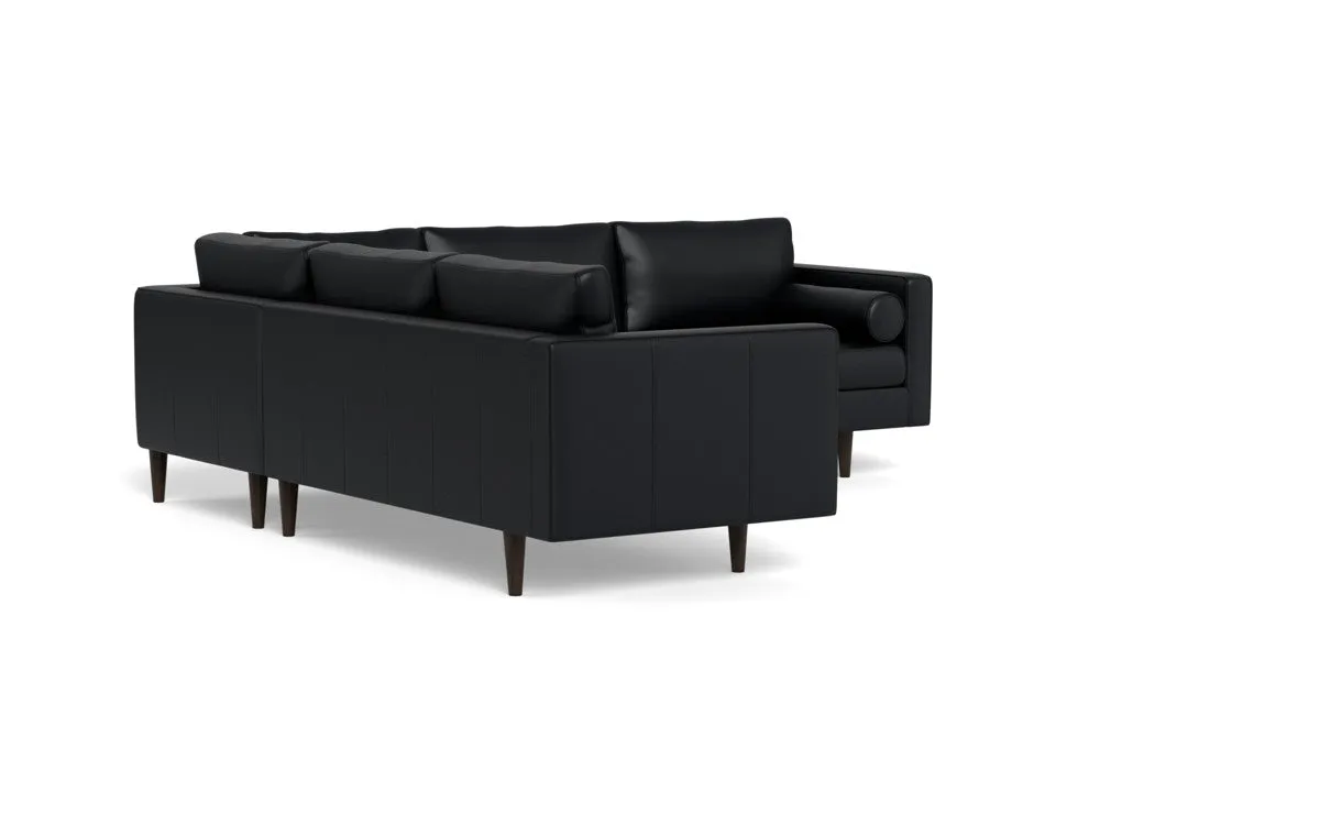 Ladybird 103" Leather Corner Sectional