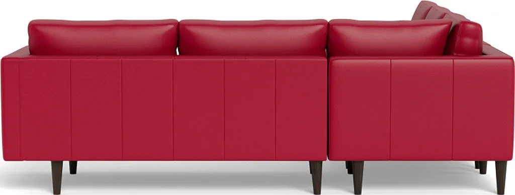 Ladybird 103" Leather Corner Sectional