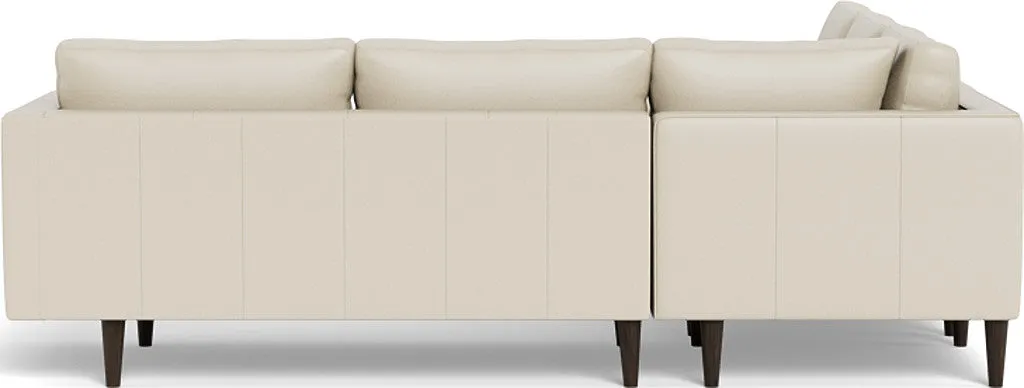 Ladybird 103" Leather Corner Sectional
