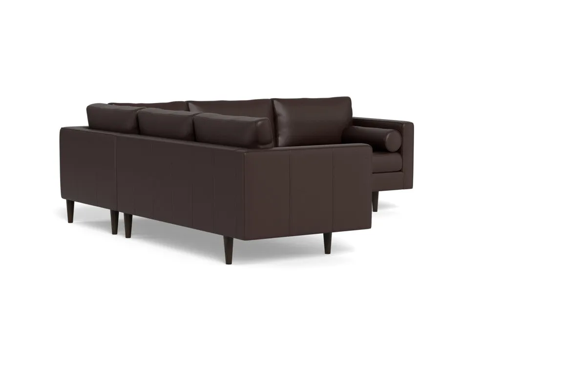 Ladybird 103" Leather Corner Sectional