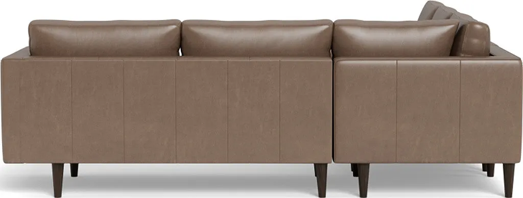 Ladybird 103" Leather Corner Sectional