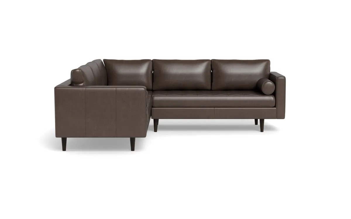 Ladybird 103" Leather Corner Sectional