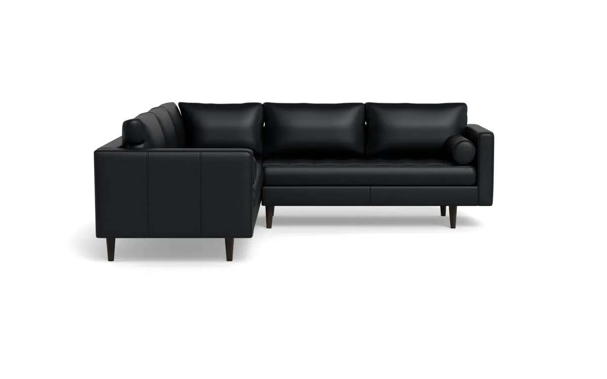 Ladybird 103" Leather Corner Sectional