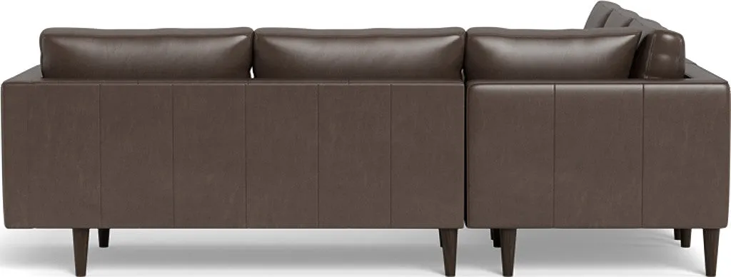 Ladybird 103" Leather Corner Sectional