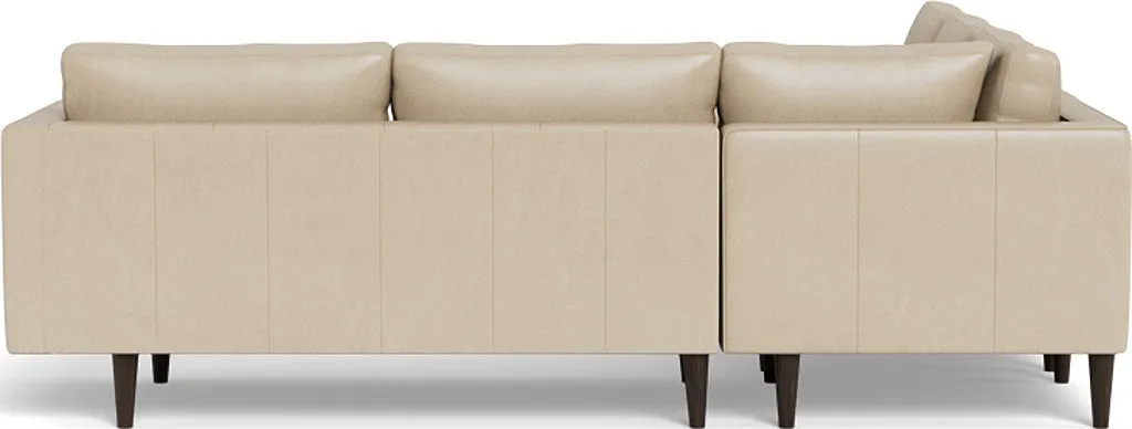 Ladybird 103" Leather Corner Sectional