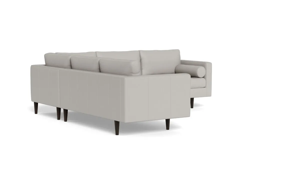 Ladybird 103" Leather Corner Sectional