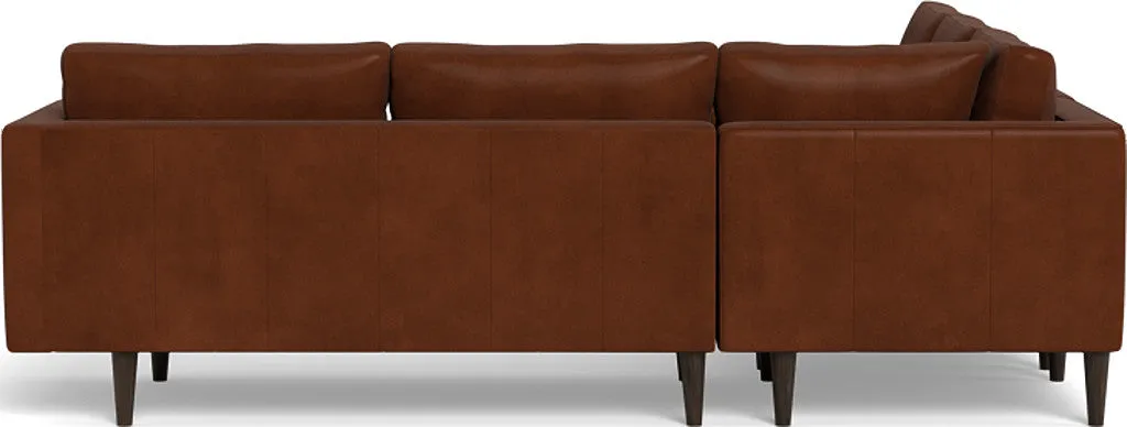 Ladybird 103" Leather Corner Sectional