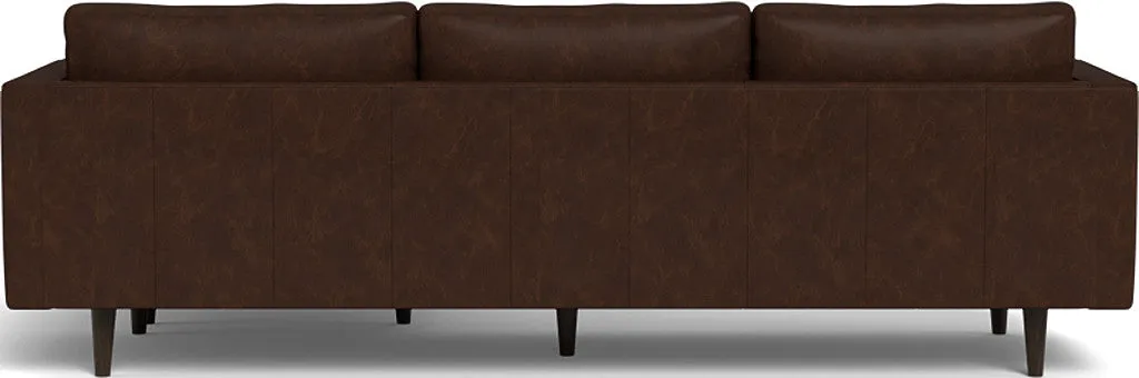Ladybird 104" Leather  Reversible Sofa Chaise