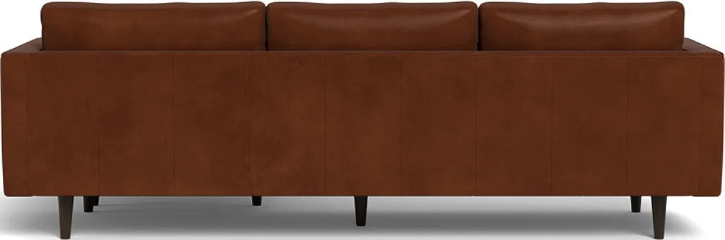 Ladybird 104" Leather  Reversible Sofa Chaise