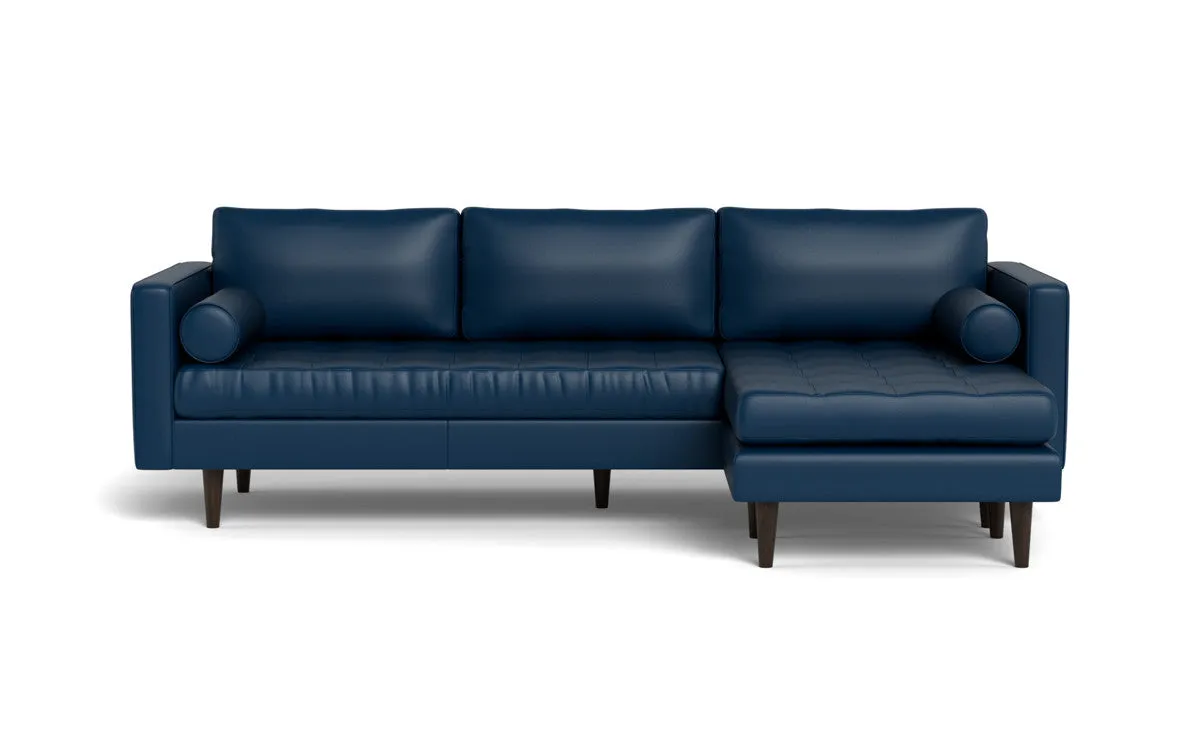 Ladybird 104" Leather  Reversible Sofa Chaise