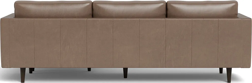 Ladybird 104" Leather  Reversible Sofa Chaise