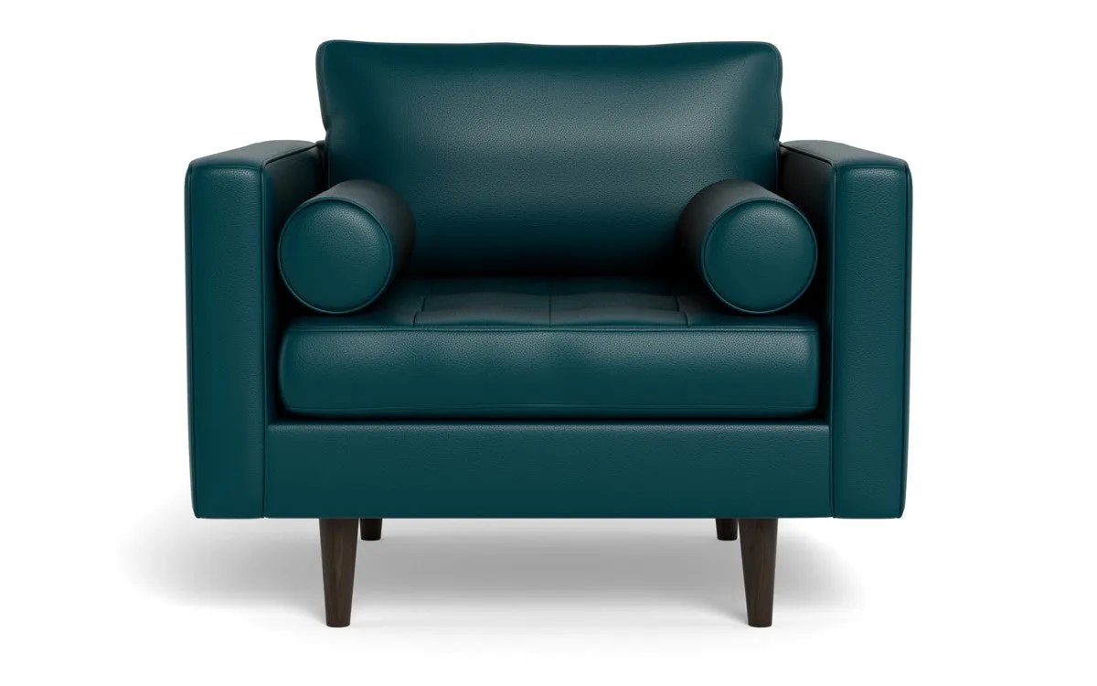 Ladybird 42" Leather Arm Chair
