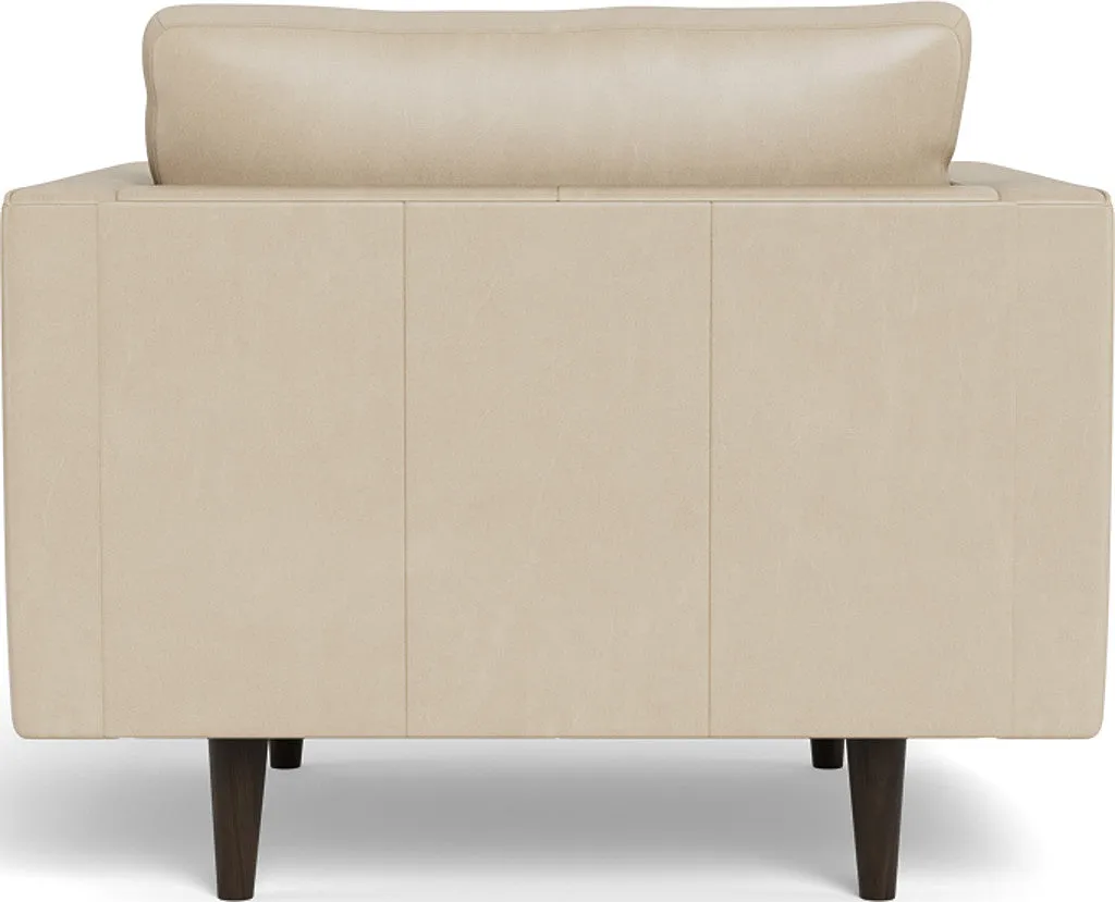 Ladybird 42" Leather Arm Chair