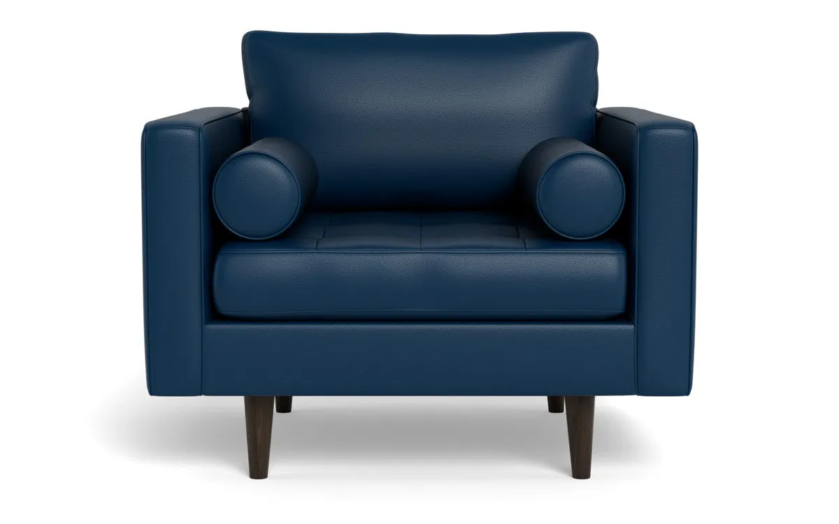 Ladybird 42" Leather Arm Chair