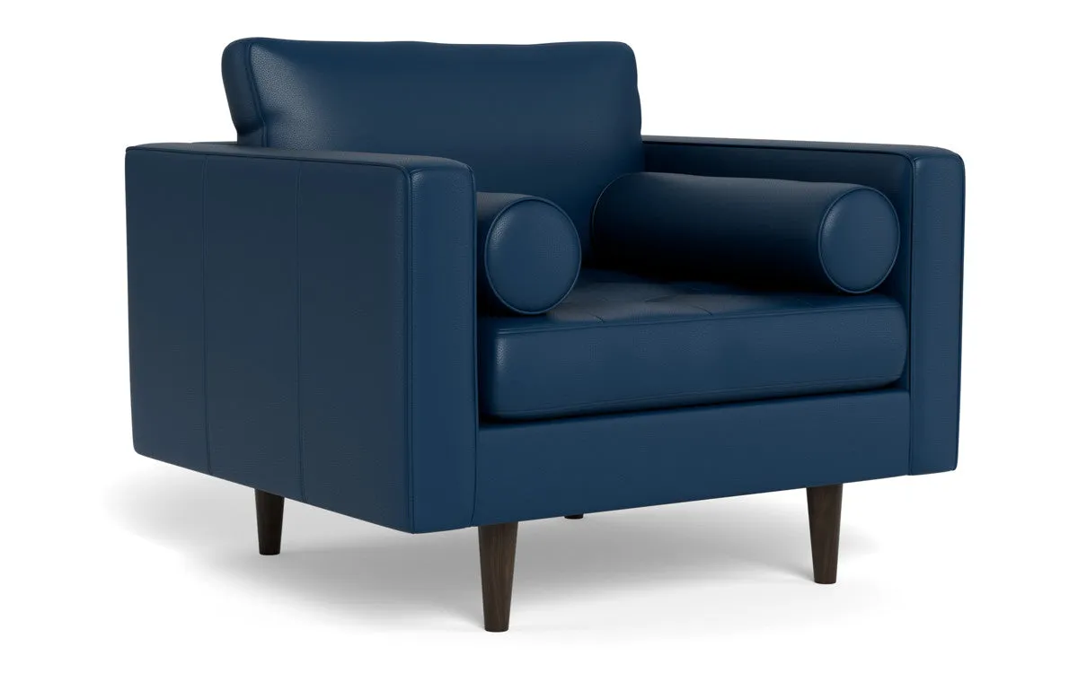 Ladybird 42" Leather Arm Chair