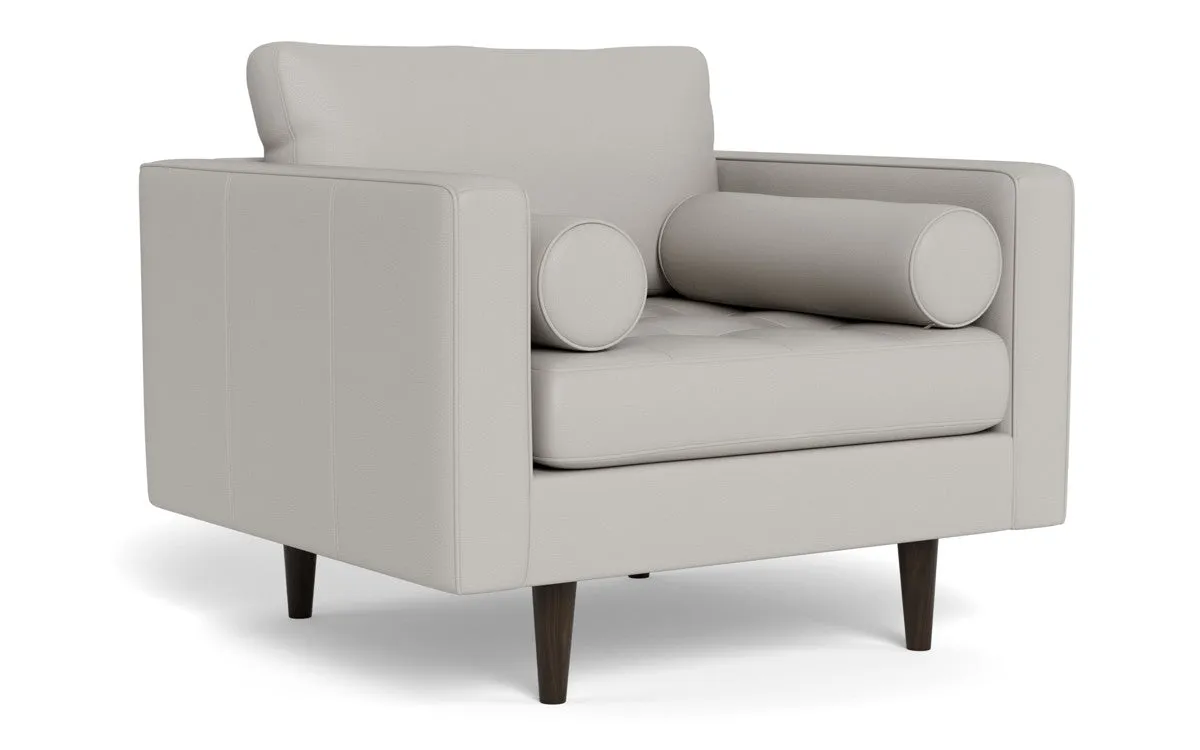 Ladybird 42" Leather Arm Chair