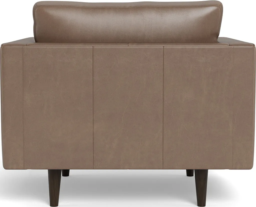 Ladybird 42" Leather Arm Chair