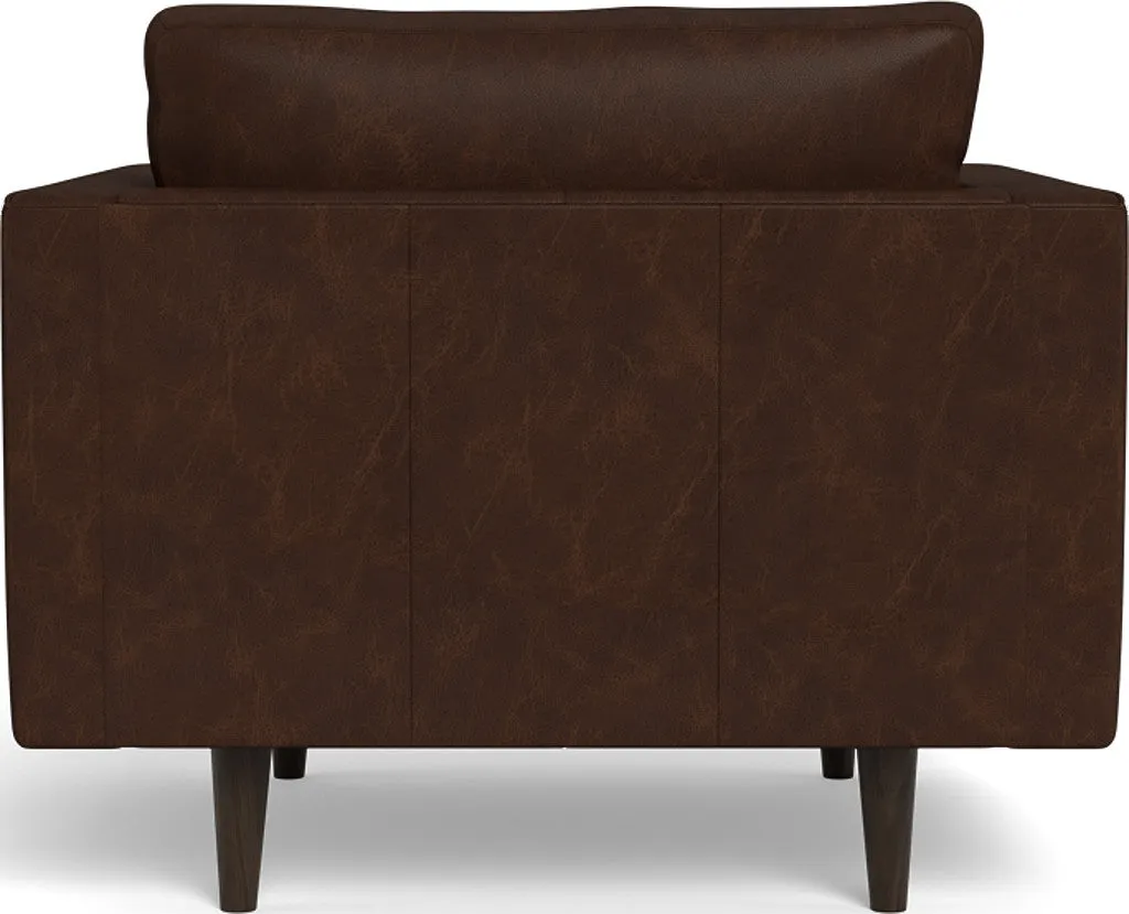 Ladybird 42" Leather Arm Chair