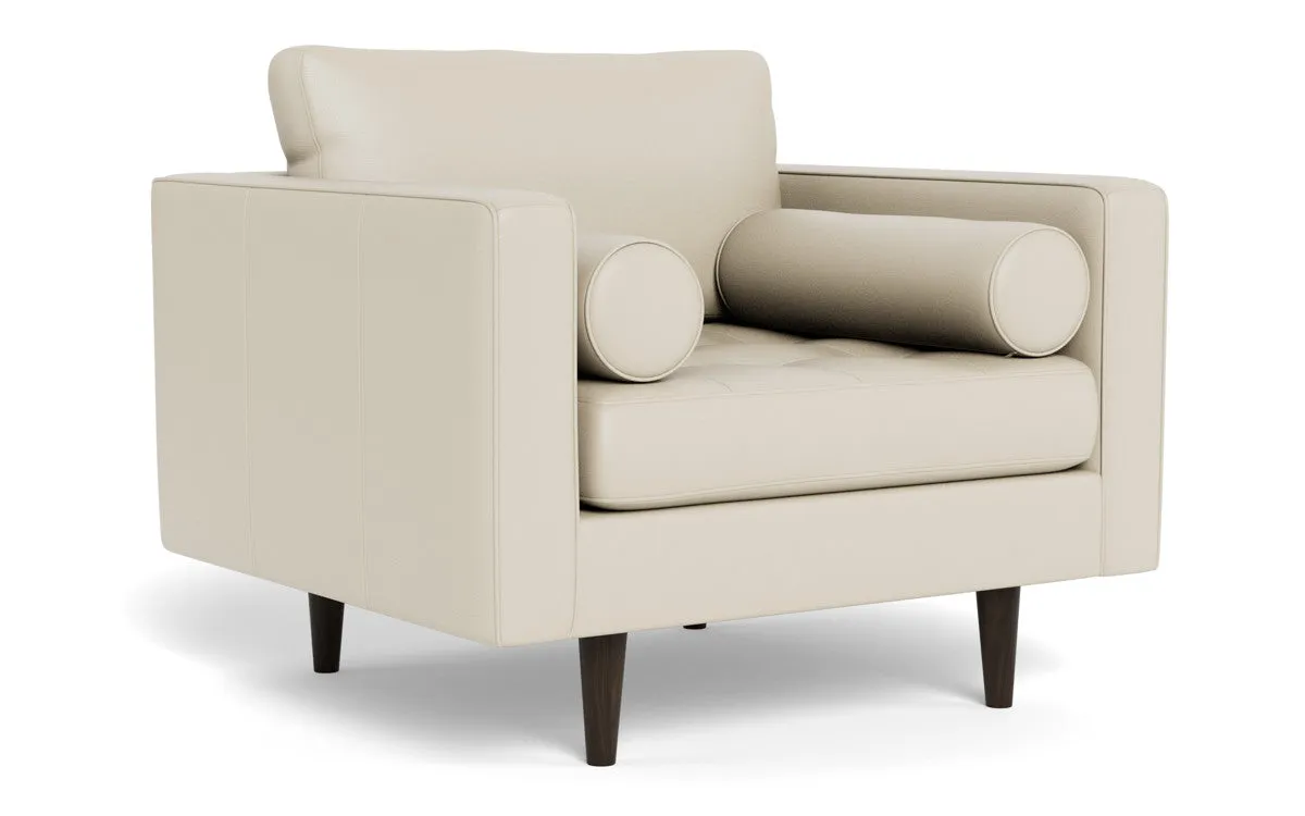 Ladybird 42" Leather Arm Chair