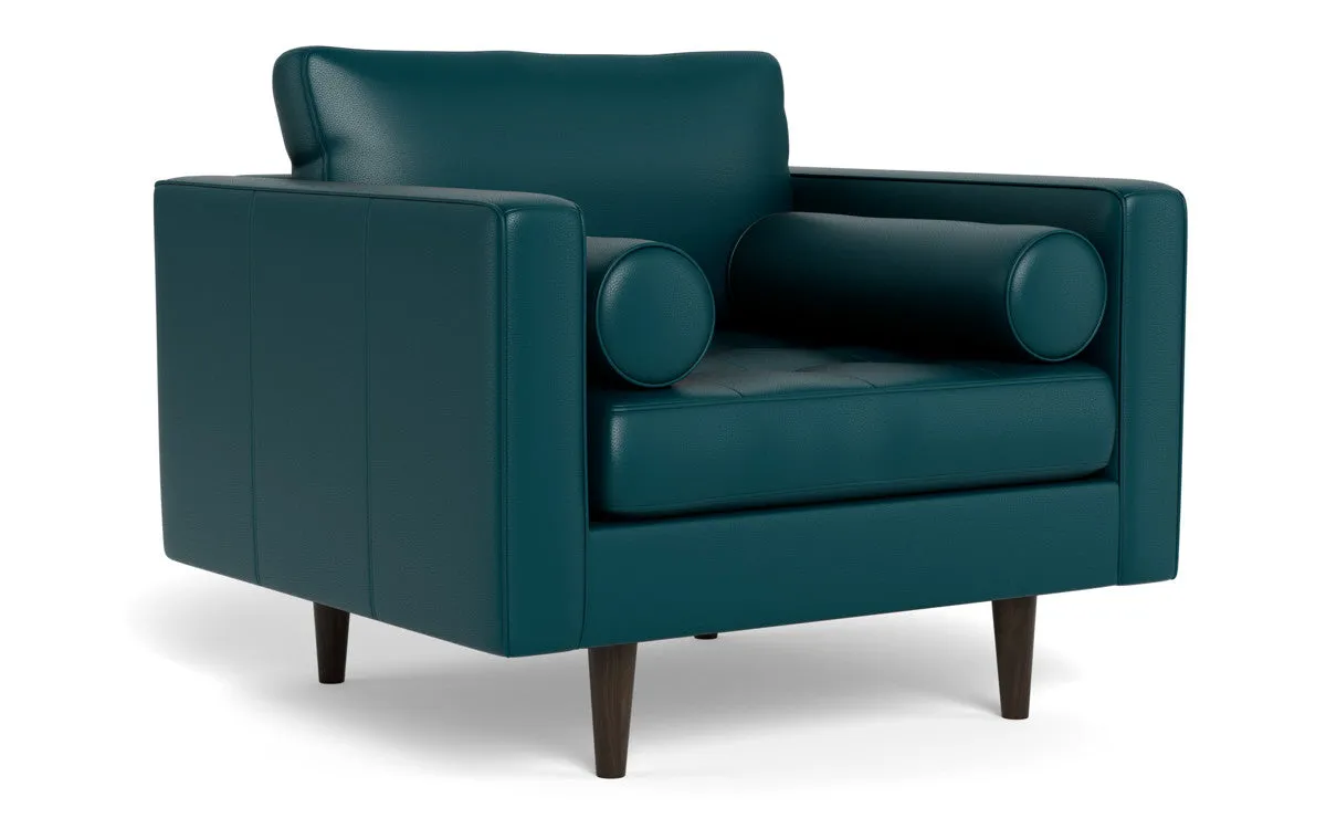 Ladybird 42" Leather Arm Chair
