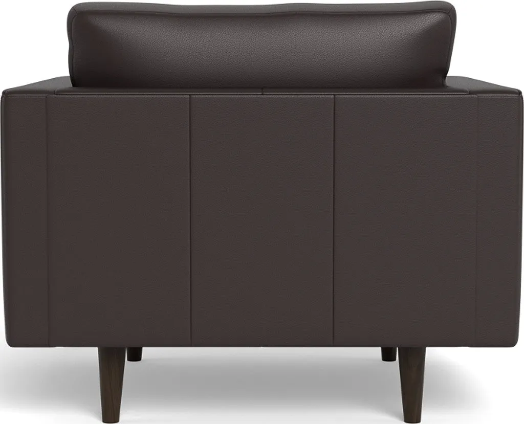 Ladybird 42" Leather Arm Chair