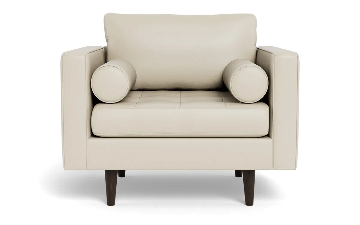 Ladybird 42" Leather Arm Chair
