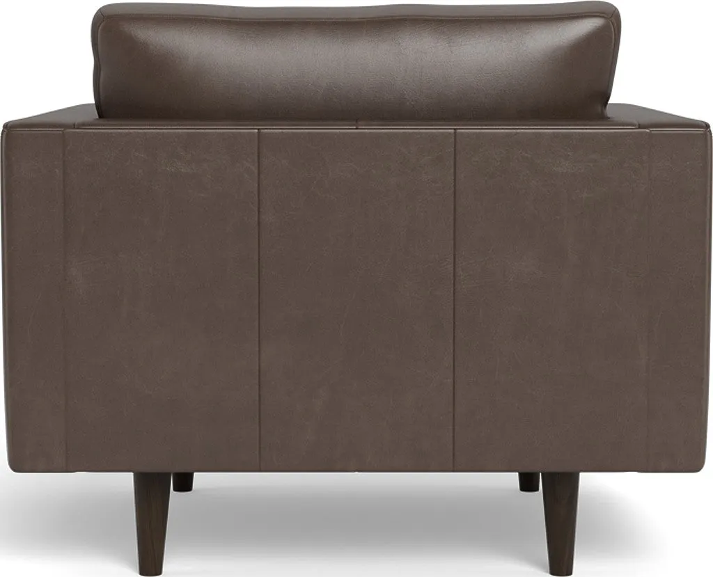 Ladybird 42" Leather Arm Chair