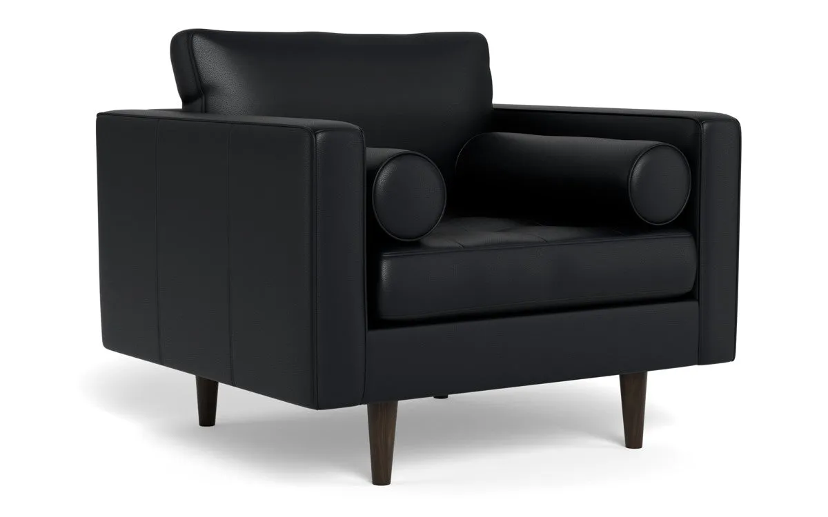 Ladybird 42" Leather Arm Chair