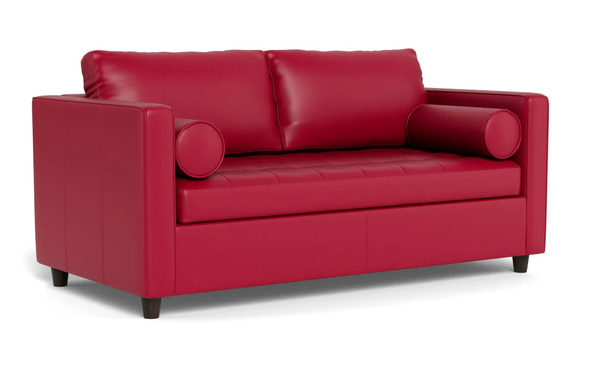 Ladybird 54" Leather Twin Sleeper