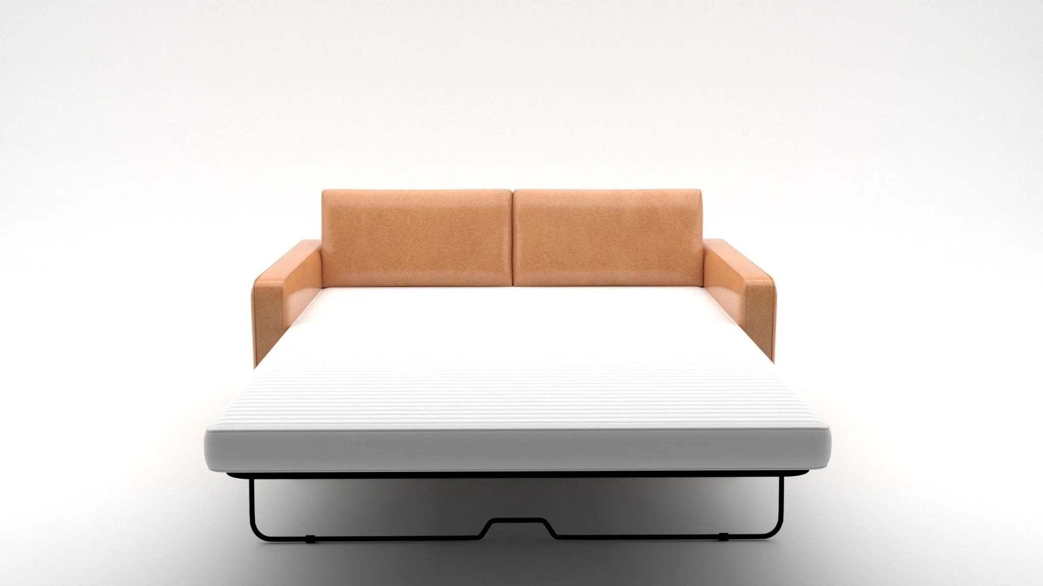 Ladybird 72" Leather Full Sleeper Loveseat