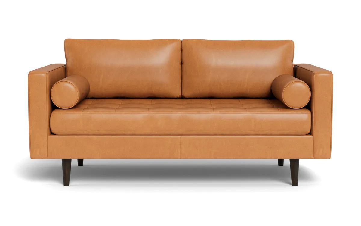 Ladybird 72" Leather Loveseat