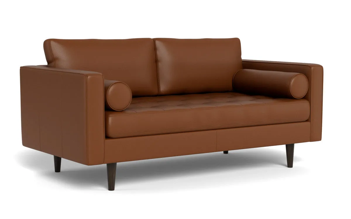 Ladybird 72" Leather Loveseat