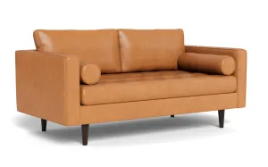 Ladybird 72" Leather Loveseat