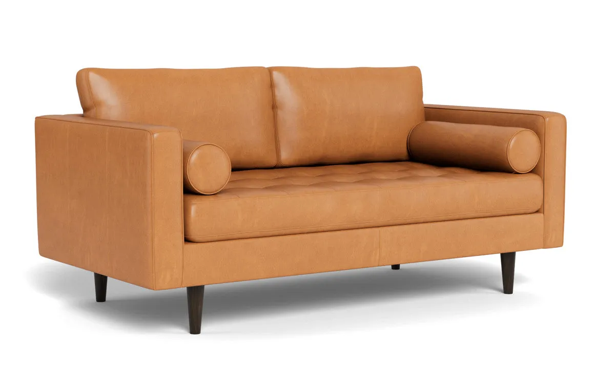 Ladybird 72" Leather Loveseat