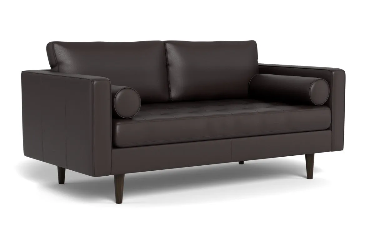 Ladybird 72" Leather Loveseat